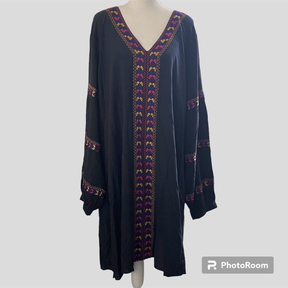 3XL Bohemian Chic Embroidered Dress ~ NWT